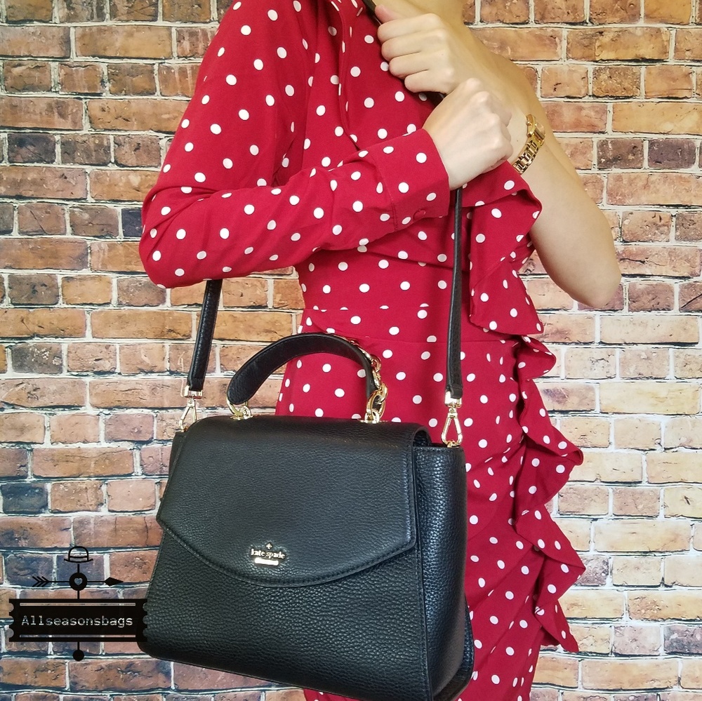 Kate spade kim murray black crossbody satchel bag - Picture 5 of 8
